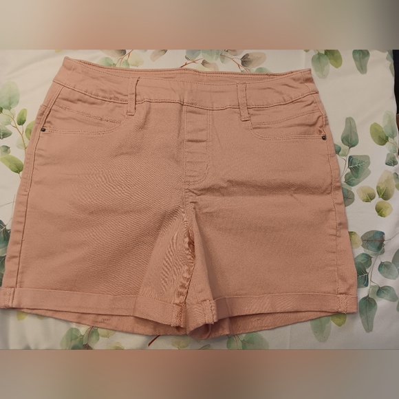 Time and Tru pink jean shorts women's size medium - Picture 1 of 5
